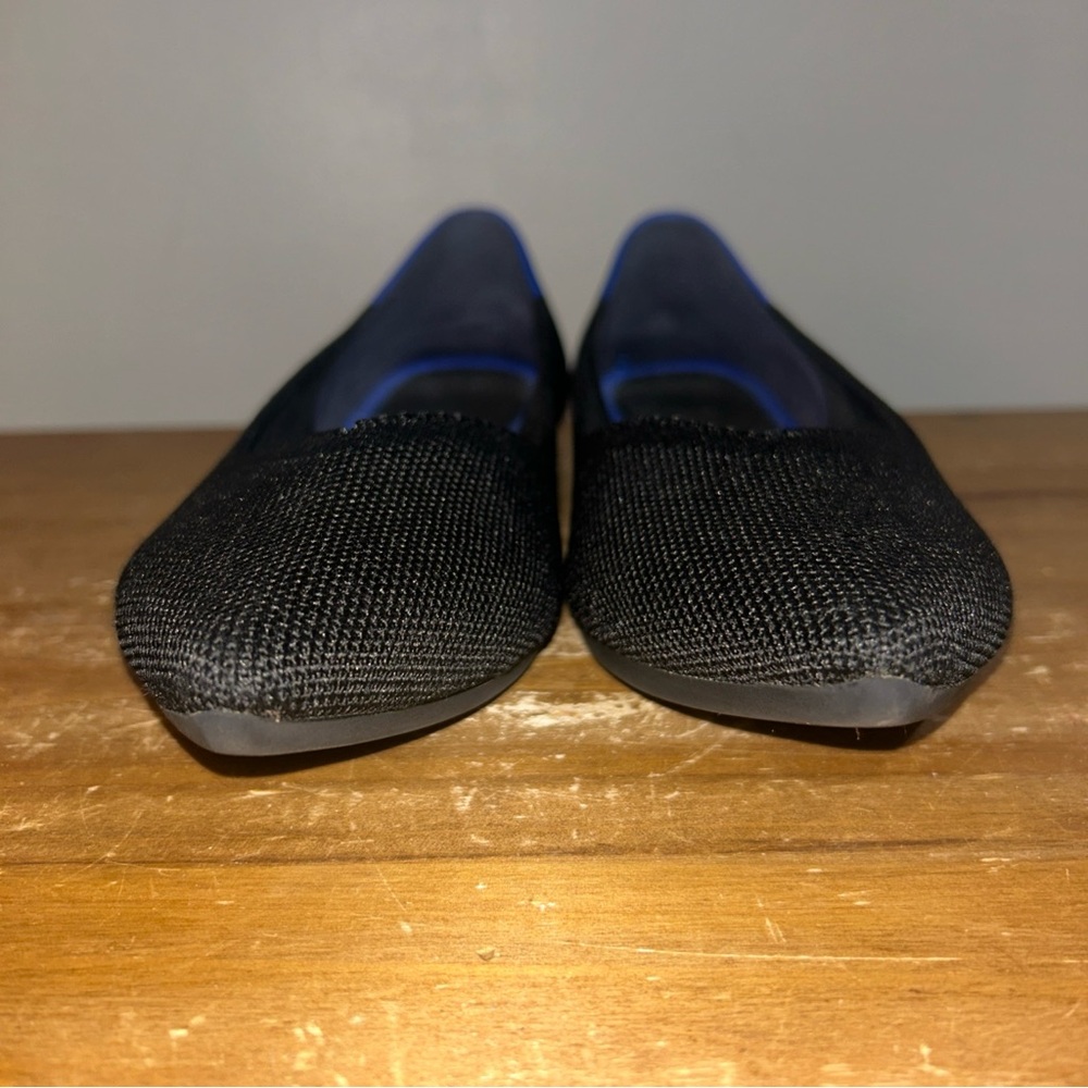 Rothy's Black Womens The Point slip on flats size 8.5 - Picture 4 of 8